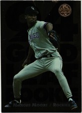 1994 Leaf Gold Rookies #12 of #20 Marcus Moore Colorado Rockies Baseball Card