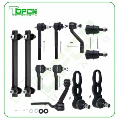 12pcs Front Tie Rod Ends Ball Joints For Lincoln Town Car Marquis Crown Victoria - Image 1 of 4