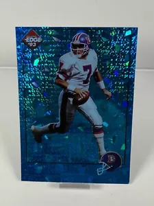 1993 COLLECTORS EDGE JOHN ELWAY “SOLID BLUE”CRACKED ICE PROMO #E5 SP VERY RARE - Picture 1 of 2