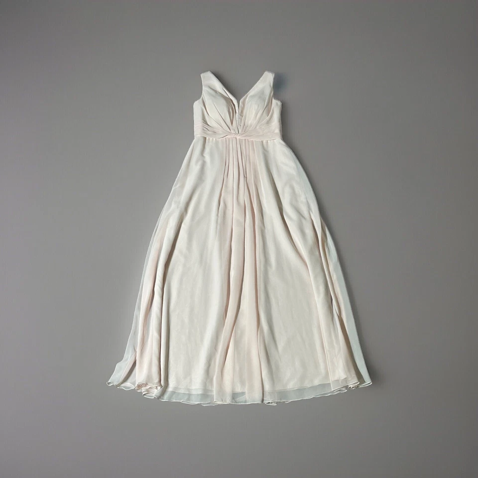 Azazie Flora Bridesmaid Dress Blushing Pink - Size 12 - Image 1 of 2