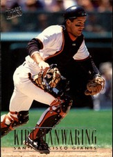 1996 Ultra San Francisco Giants Baseball Card #296 Kirt Manwaring