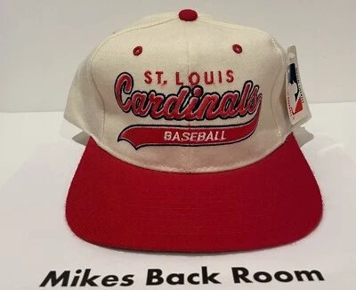 Vintage ST. LOUIS CARDINALS STARTER Script SNAPBACK HAT Cap NEW Old Stock NWT - Image 1 of 4