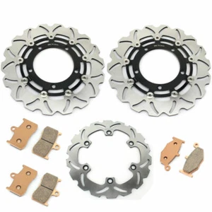 Dischi Freno Posteriore Anteriore Pastiglie per Suzuki B-King GSX 1300 2008 2009 - Foto 1 di 13