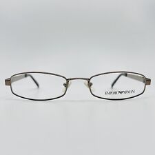 Emporio Armani eyeglasses Ladies Men's Angular Silver / Braun Mod. 172 New