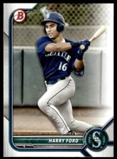 Harry Ford 2022 Bowman Prospects Rookie Prospect Card #BP-78 Seattle Mariners
