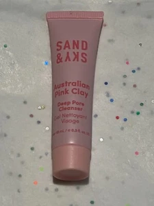 Sand & Sky Australian Pink Clay Deep Pore Cleanser ● 0.3 fl oz - Picture 1 of 3