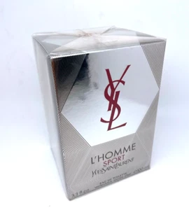 YVES SAINT LAURENT L'HOMME SPORT Eau de Toilette 100 ml VINTAGE Sealed PERFUME! - Imagen 1 de 1