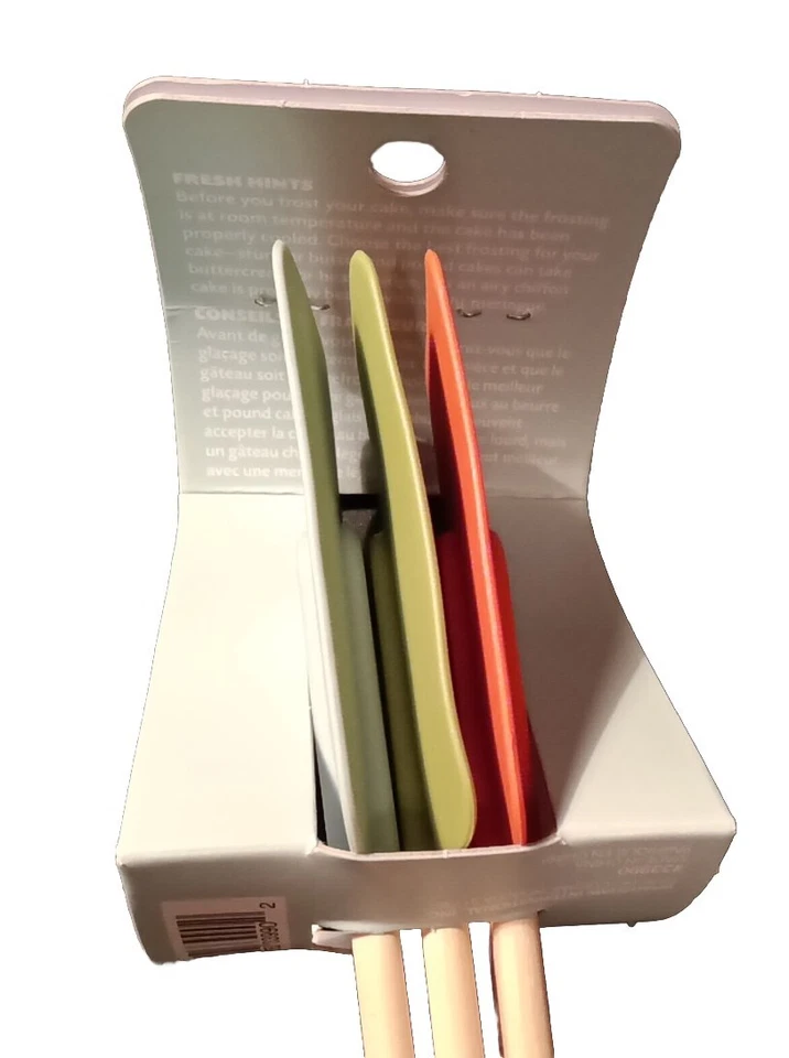 Good Cook Set Of 3 Profreshionals Spatulas  - Light Blue, Green & Orange - Image 1 of 4