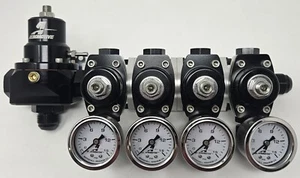 Aeromotive Regulator w/ Modular Fuel Pressure Regulator & Pressure Gauge - Picture 1 of 2