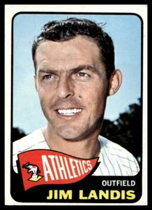 1965 Topps #376 Jim Landis Kansas City Athletics VG-VGEX - Picture 1 of 2