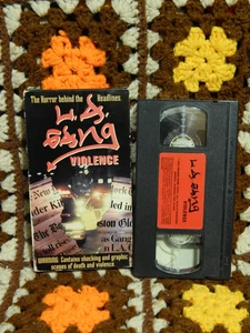 LA Gang Violence ~ (VHS, 1993) The Horror Behind the Headlines ~ Graphic 82Min. - Imagen 1 de 3