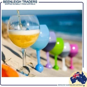 BEACH GLASS Floating Glass For The Pool. Great For Picnics, Camping, Beach, Snow - Picture 1 of 17