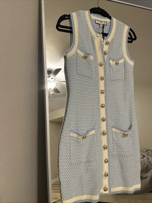 Rachel Parcell твид трикотажное мини-платье  - Изображение 1 из 4