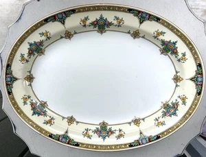 Flawless Mintons England Floral Platter REG No 702577 Art Deco Vintage 1920s - Picture 1 of 5