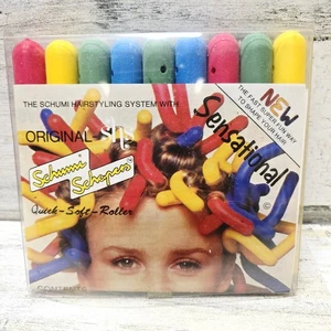 Vintage NOS 1980s Schumi Shapers Bendy Foam Lockenwickler Rollen Schapers - Bild 1 von 6