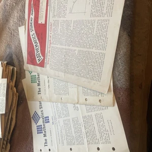 Mathematics Student Journal Newsletters Lot Of 3 1960’s Vol 11 & 13 NCTM Pub - Picture 1 of 7