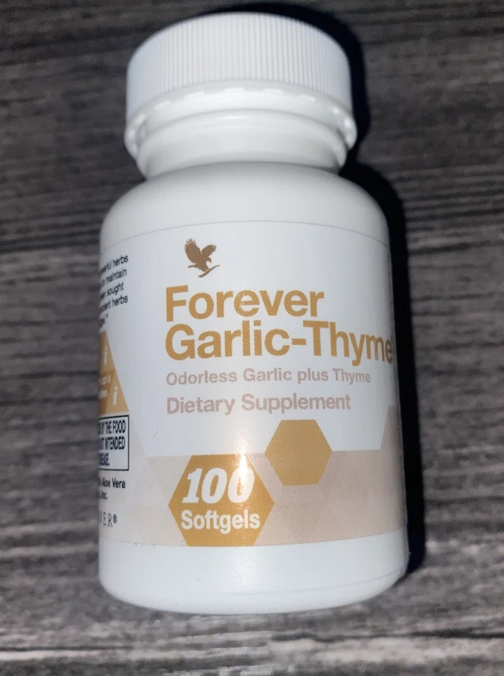 Forever Living GARLIC-THYME  100 Softgels - Free Shipping - Image 1 of 1