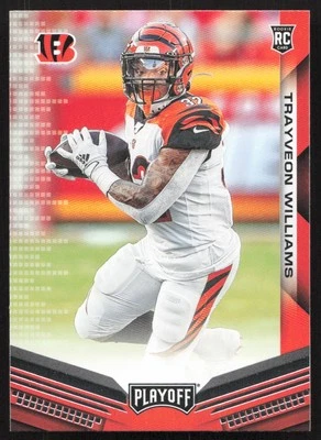2019 Panini Playoff Trayveon Williams Rookie Cincinnati Bengals #276 - Image 1 of 2