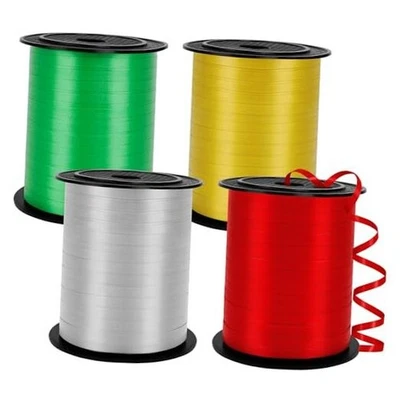 Cinta rizadora de Navidad de 800 yardas, cuerda de globos de 4 rollos, 1/5 pulgadas de ancho  Foto 1 de 4