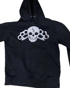 Mens Hoodie Skeleton Brantley Gilbert 2023 Tour Black Medium Sweatshirt Skull - Picture 1 of 6