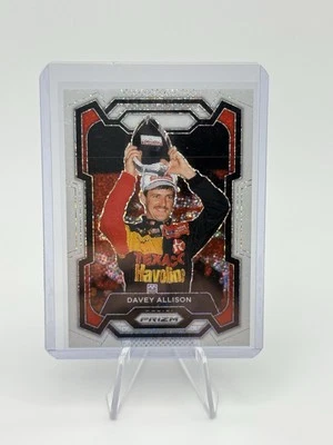 2024 National Treasures Prizm White Sparkle Davey Allison #9 - Image 1 of 2