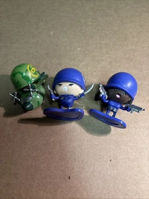 Lote 3 figuras del ejército azul de Little Green Men MGA Foto 1 de 4