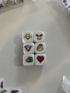 6 Story Dice Animals Flower Storytelling Educational Travel Party Home School - Picture 1 of 4