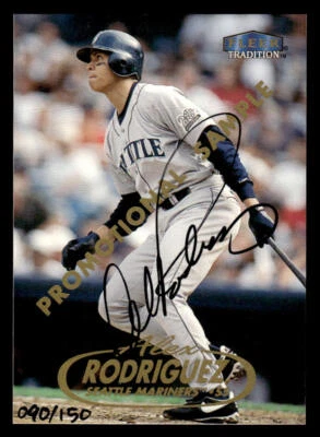 Alex Rodriguez 1998 Ultra 090/150 #100 Promo Sample Auto SP - Image 1 of 2