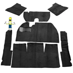 Empi Black 7 Piece Carpet Kit for VW Bug / Beetle Sedan 1958-1968 No Foot Rest - Picture 1 of 1