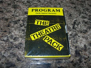 Tarjetas SELLADAS Contra la Humanidad Expansión EL PACK TEATRO CAH Nuevo mazo PROGRAMA - Imagen 1 de 2