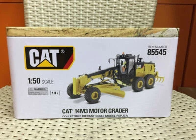 1:50 Caterpillar Cat 14M3 Motor Grader Scale Model By Diecast Masters DM85545 - Image 1 of 4