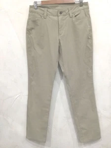 Pantalones informales Eddie Bauer para mujer 10 beige ligero ocio pierna recta elásticos - Imagen 1 de 8