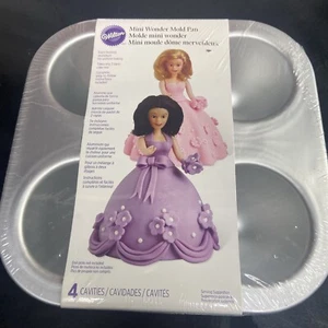 Wilton Mini Wonder Mold Doll Cake Pans Wonder Mold 4 Cavity 2105-3020 NEW SEALED - Picture 1 of 2