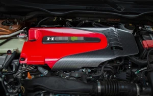 For Honda Civic 2016 -2020 1.5T  Car Engine Cover Hood ABS Bonnet With Screw - Picture 1 of 3