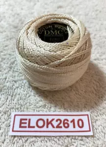 DMC Perle Cotton Thread Ecru Size 8 95 Yards Embroidery Needlepoint - Picture 1 of 6