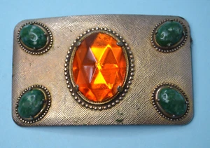 western belt Buckle with stones - Picture 1 of 2