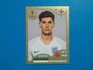 Figurine Panini World Cup Russia 2018 Gold n.578 John Stones England - Imagen 1 de 1