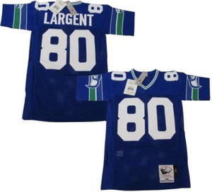 1985 Steve Largent #80 Seahawks Men Mitchell & Ness AUTHENTIC Jersey $300 - Picture 1 of 11