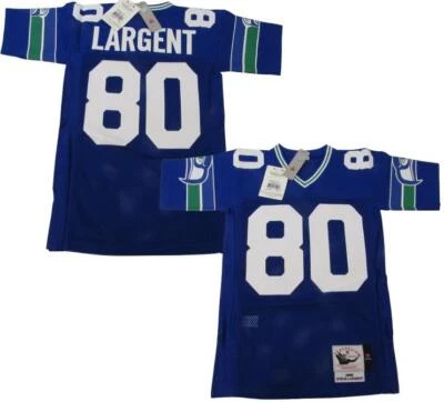 Camiseta masculina 1985 Steve Largent #80 Seahawks 3XL Mitchell & Ness AUTÊNTICA US$ 300 - Imagem 1 de 4