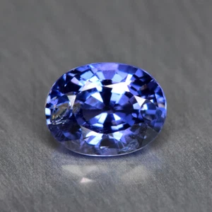 Pietra Preziosa Trasparente Scintillante Ovale 0,61Ct Spinello Blu Cobalto Non Riscaldato - Foto 1 di 1