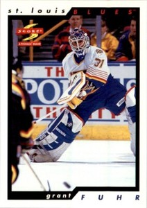 1996-97 Score Grant Fuhr St. Louis Blues #91