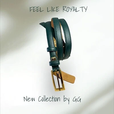  Elegante cinturón clásico de cuero con estampado Epi para mujer  Foto 1 de 4