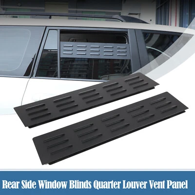 Rear Side Window Blinds Quarter Louver Vent Cover for 2003-23 Lexus GX460 GX470 Foto 1 de 4