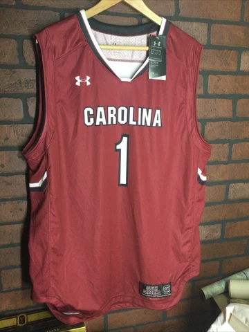 New Size Large Under Armour South Carolina Gamecocks Authentic Basketball Jersey Cover