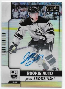 17/18 O-PEE-CHEE PLATINUM RAINBOW ROOKIE AUTOGRAPH Jonny Brodzinski #RJB GROUP C - Picture 1 of 1