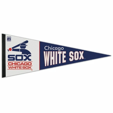 CHICAGO WHITE SOX COOPERSTOWN COLLECTION ROLL UP PREMIUM PENNANT 12"x30" NEW Cover