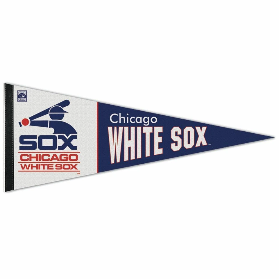 CHICAGO WHITE SOX COOPERSTOWN COLLECTION ROLL UP PREMIUM PENNANT 12"x30" NEW - Image 1 of 1