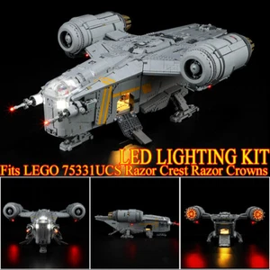 DIY LED Licht Kit für Lego 75331 The Razor Crest Modell Beleuchtung Lichter ~ - Bild 1 von 13
