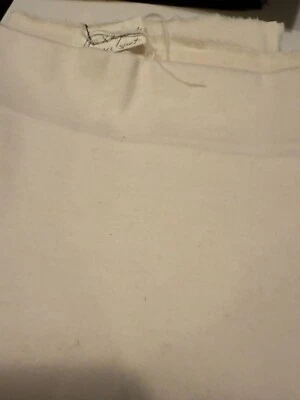 CREAM COLORED Cotton Flannel Fabric 40" X 2 YDS.(ONE SPOT) - Image 1 of 2