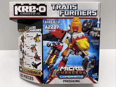 Figura KRE-O Transformers PREDAKING Micro Changers #A2227 Combiners 2012 NUEVO Foto 1 de 4